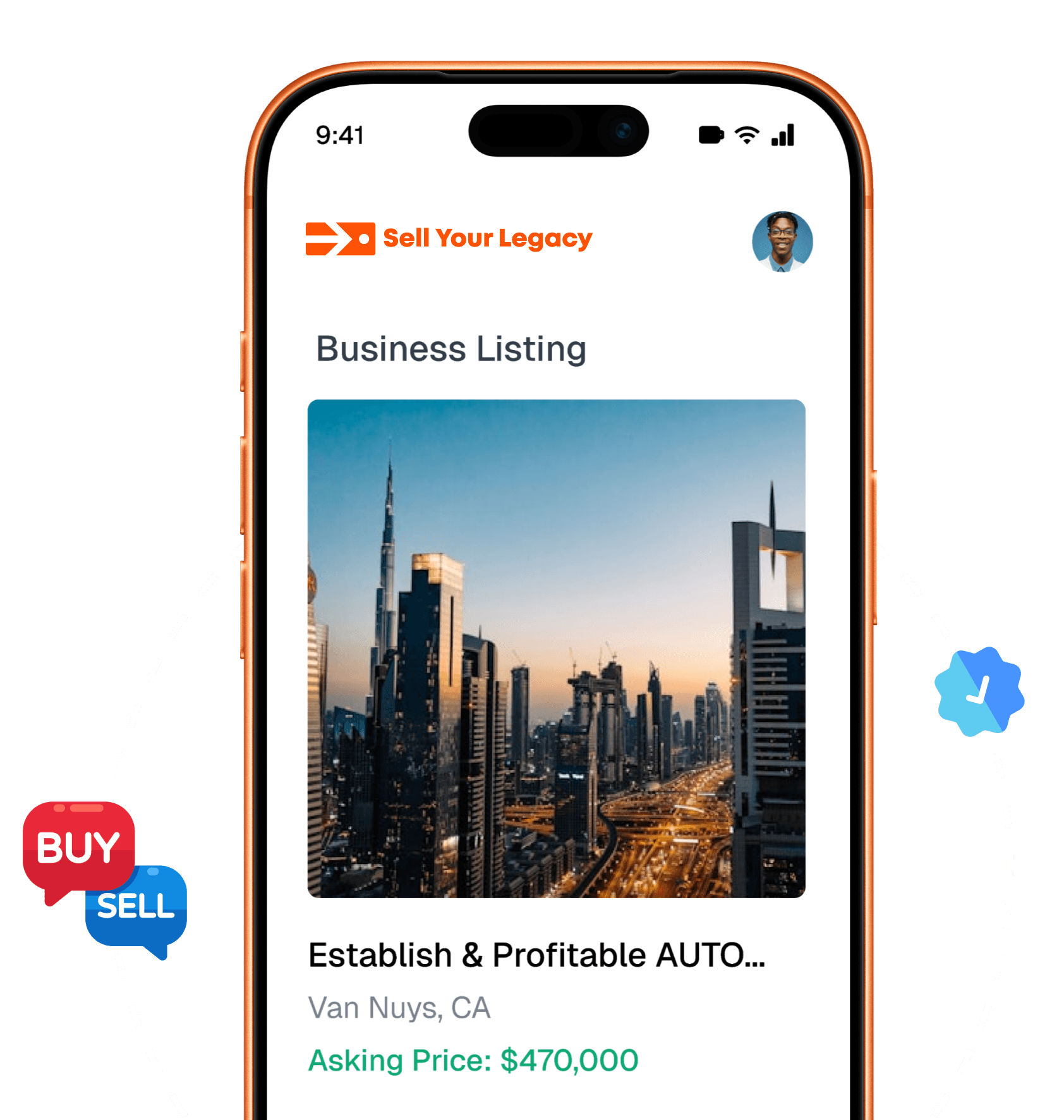 Business listing for Buy and Sell Banner